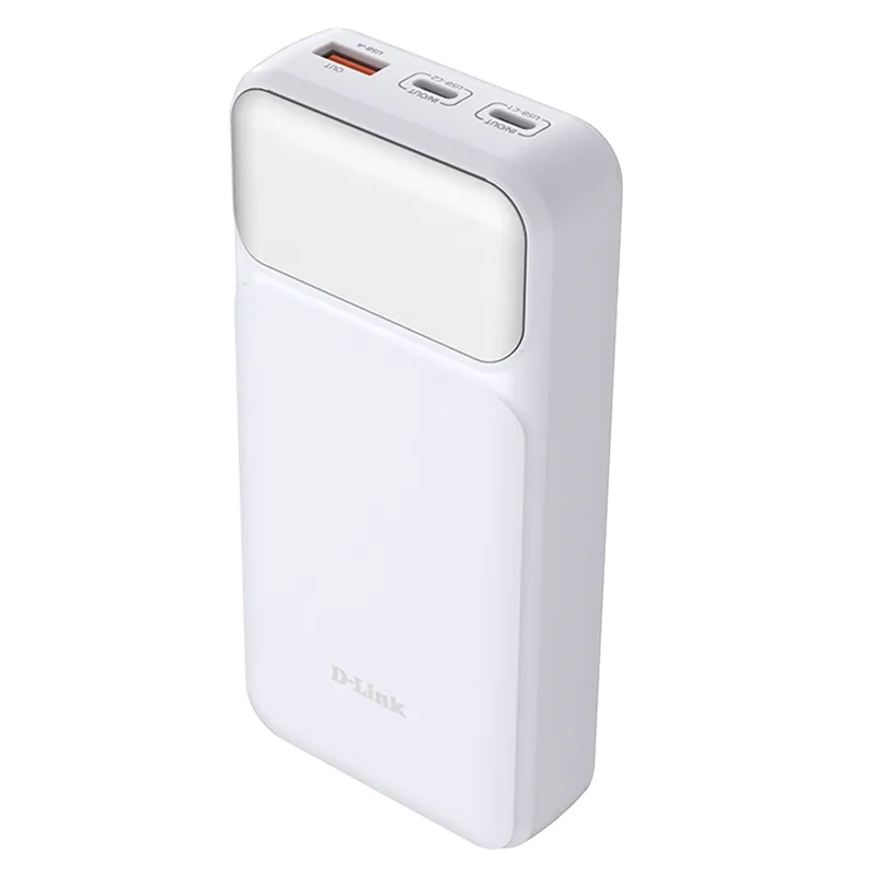 Powerbank D-link Dpp-201 65W 20000MAH Usb-c/2*usb-a Blanco - foto 2