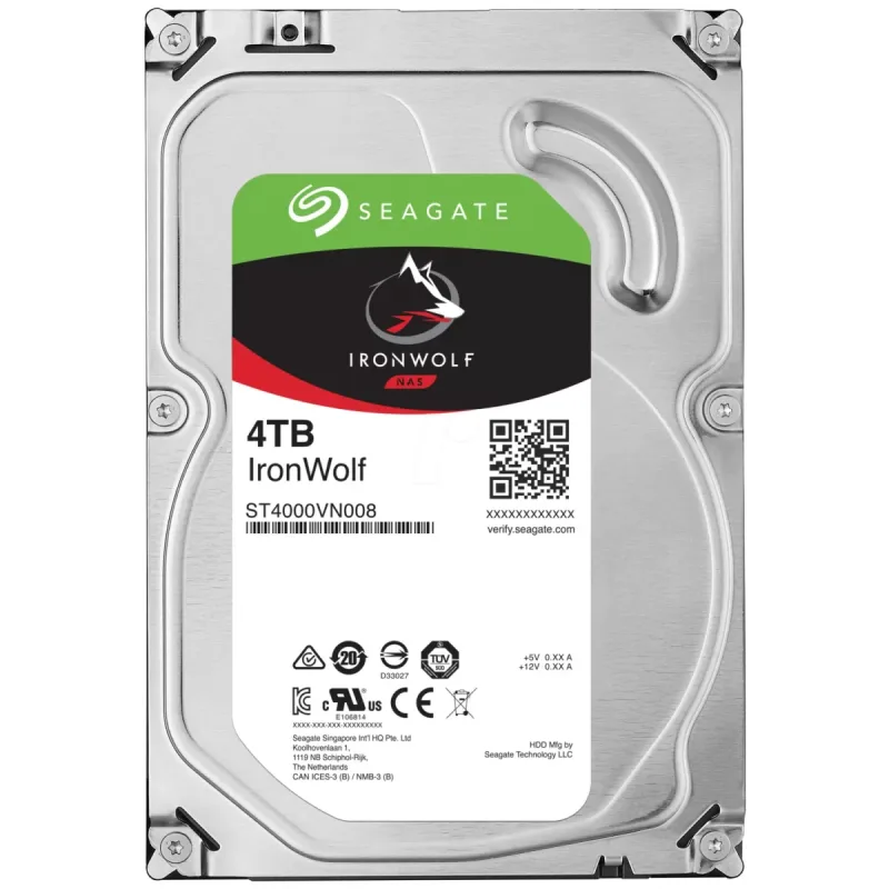 HDD SEAGATE NAS 3.5 2TB 5400RPM 256MB SATA3 IRONWOLF NAS