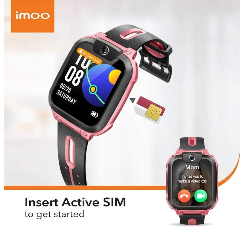 SMARTWATCH IMOO PHONE Z1 PINK NIÑOS