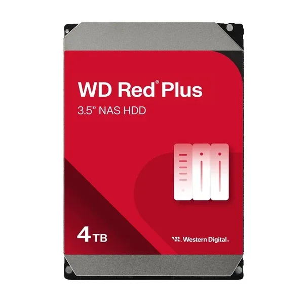 HDD WD NAS 3.5 4TB 128MB SATA3 RED PLUS
