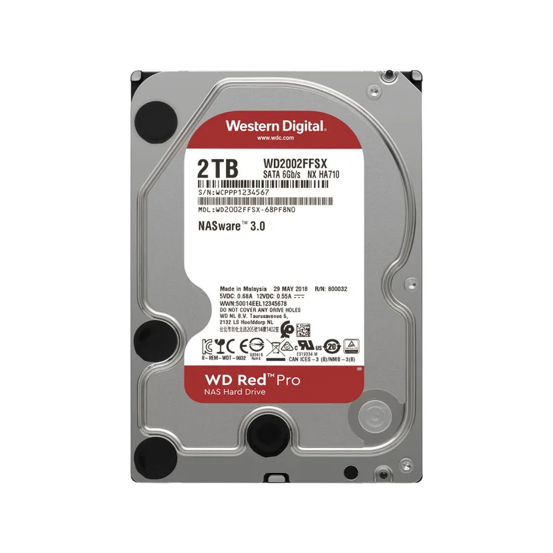 Disco Duro HDD Western Digital 3.5” 8TB 256MB SATA3 NAS RED PRO - foto 2