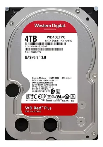 Disco Duro HDD Western Digital NAS 3.5 8TB 5400RPM 256MB SATA3 RED PLUS - foto 3