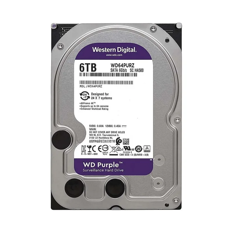 HDD WD 3.5 8TB 540RPM SATA3 PURPLE