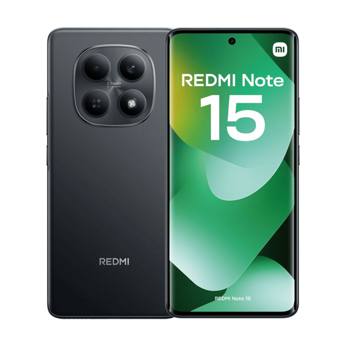 SMARTPHONE XIAOMI REDMI NOTE 15 6,83 6GB RAM 128GB ROM BLACK