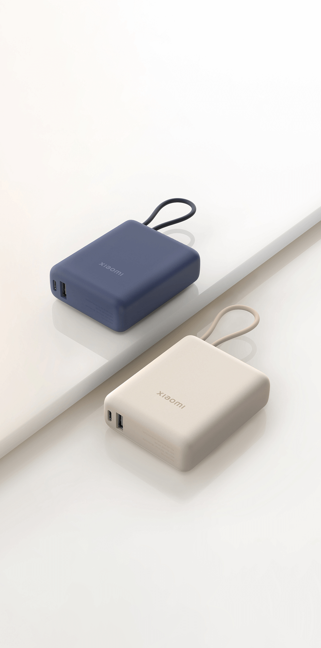 POWERBANK XIAOMI 33W 10000MAH INTEGRATED CABLE TAN - miniatura 2