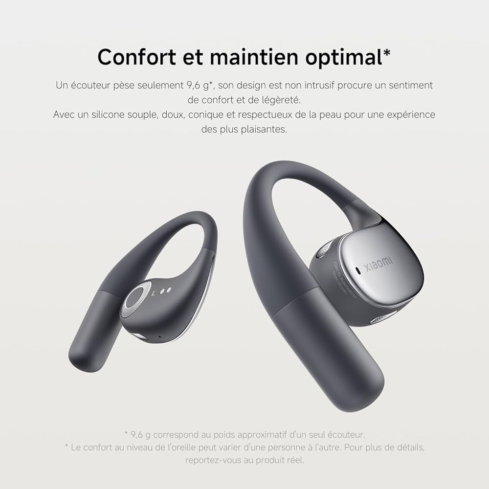AURICULARES C/MICRÓFONO XIAOMI OPENWEAR STEREO COSMIC GRAY - miniatura 2