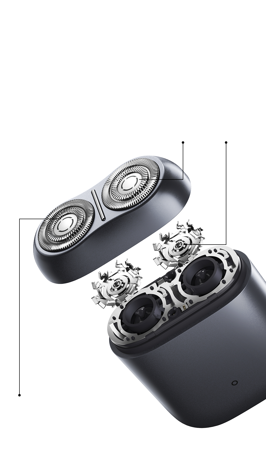 AFEITADORA XIAOMI MI ELECTRIC SHAVER S200 SILVER - miniatura 3